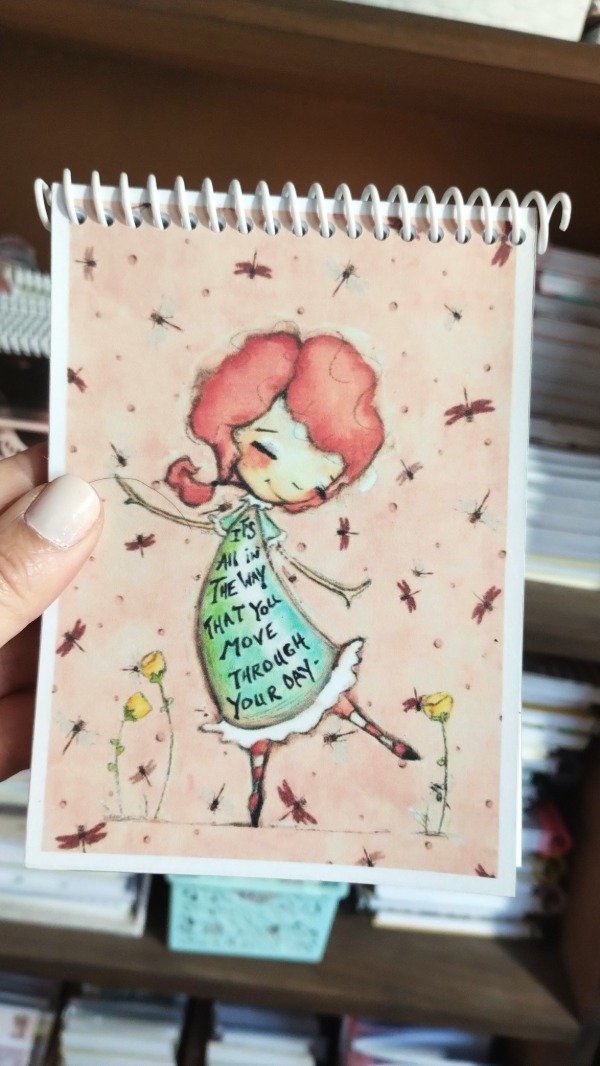 Producto - libreta espiral pocket A6 Dulce poesía