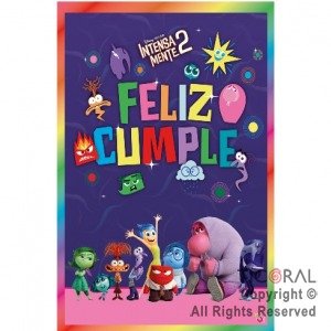Producto - INTENSA MENTE 2 AFICHE FELIZ CUMPLE X1