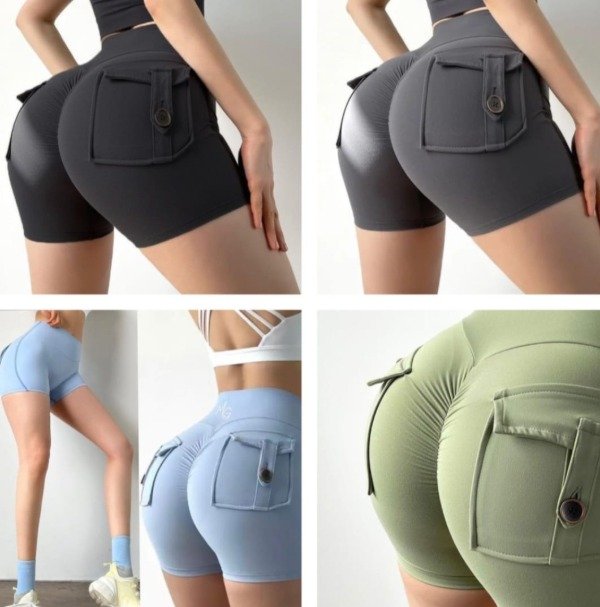 Producto - Short Yoga Bolsillo PREMIUM