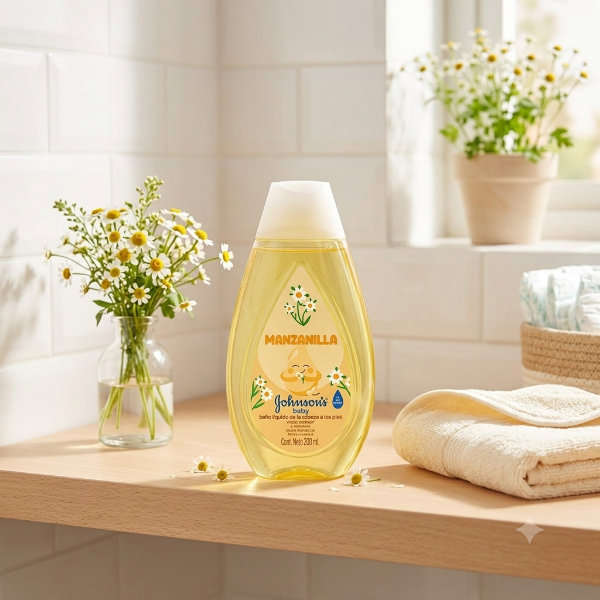 Producto - Baño liquido johnson manzanilla 200ml