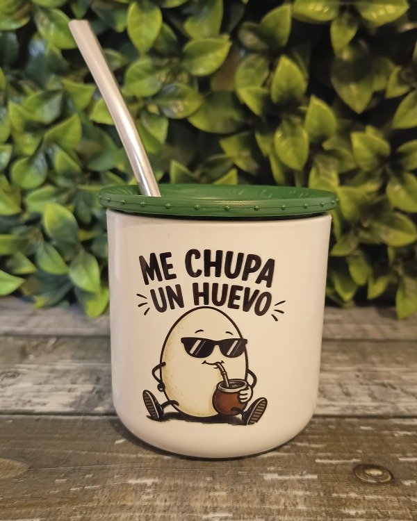 Producto - Me chupa un huevo (mate)