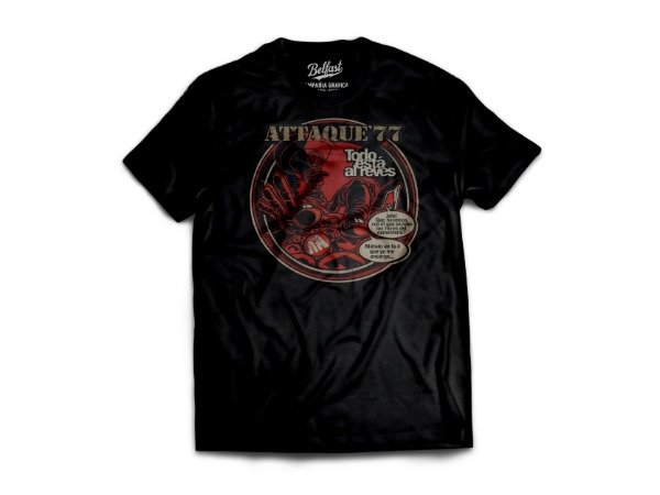 Producto - remera attaque 77 todo esta alreves