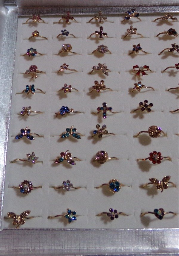 Producto - ANILLOS FANTASÍA CON STRASS C/U