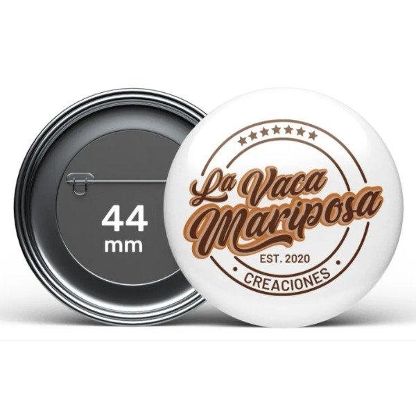 Producto - 50 Pin Prendedor 44 mm Personalizados