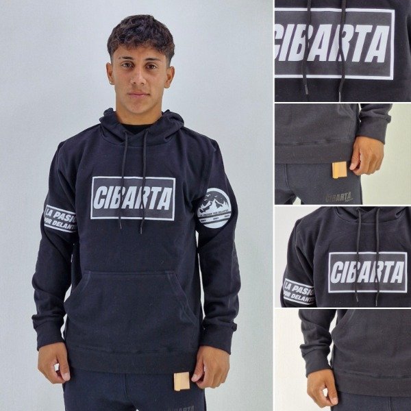 Producto - Canguro Cibarta MODELO YAGUARETE Frisado Negro