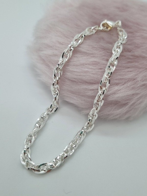 Producto - Pulsera acero blanco APU TRETE8 20cm