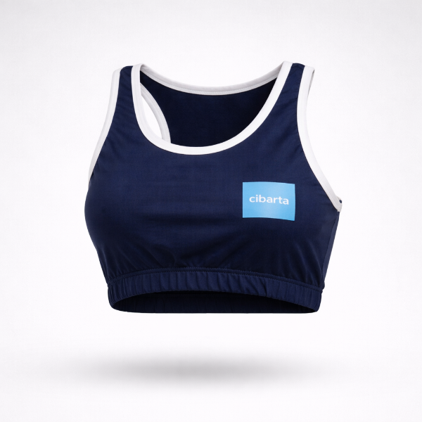 Producto - Cibarta Sport Top PowerMove Negro Vivo Blanco