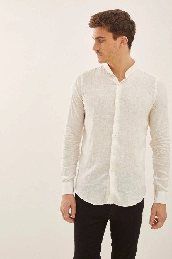 Producto - CAMISA M/L MAO LINO PREMIUM