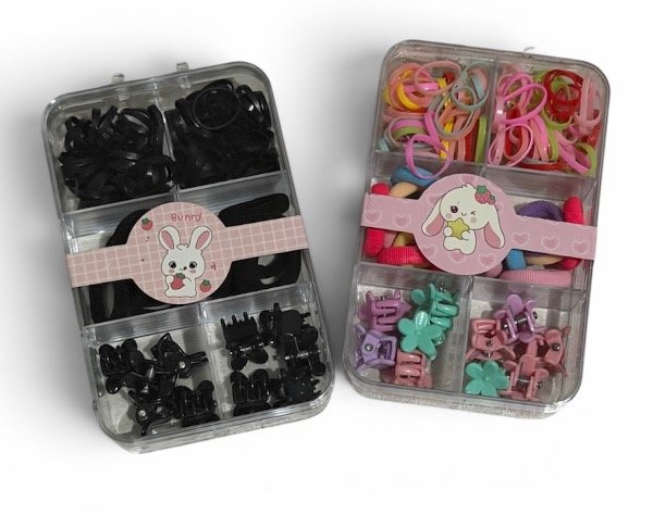 Producto - Cajita set de colitas y hebillitas