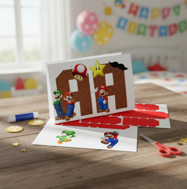 Producto - Kit Imprimible Letras 3D Editables Super Mario Bros