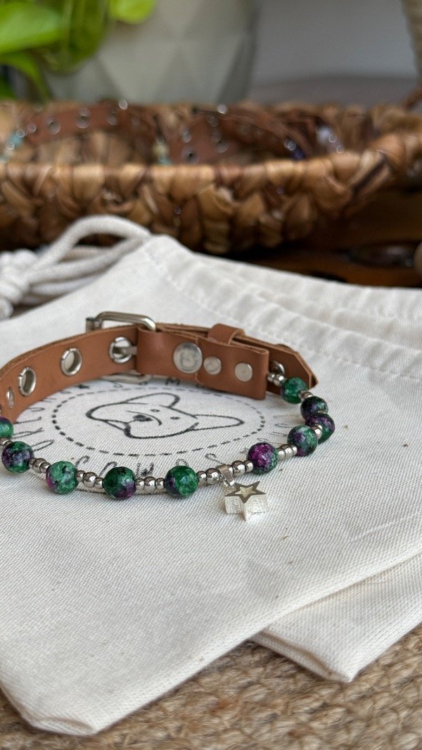 Producto - Collar Zoisita con Rubí