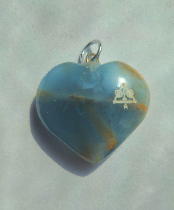 Producto - Corazón Onix Cielo mediano