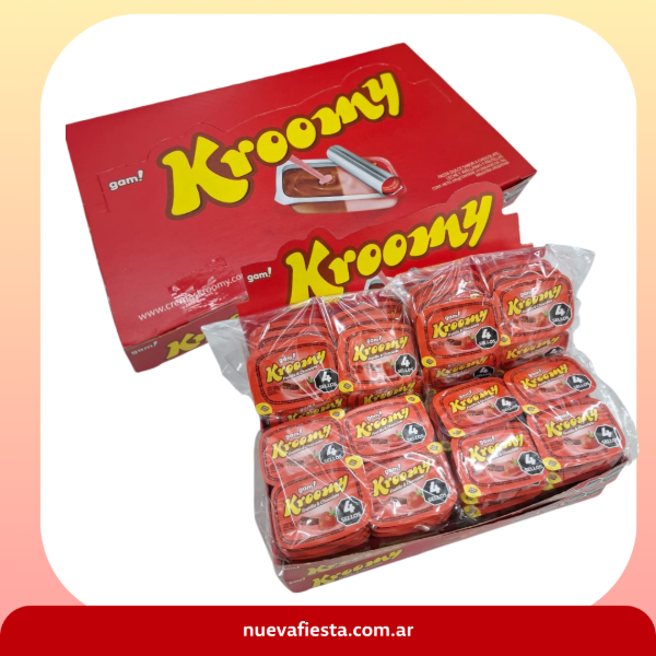 Producto - Postrecitos Kroomy de Chocolate y Frutilla x24 u