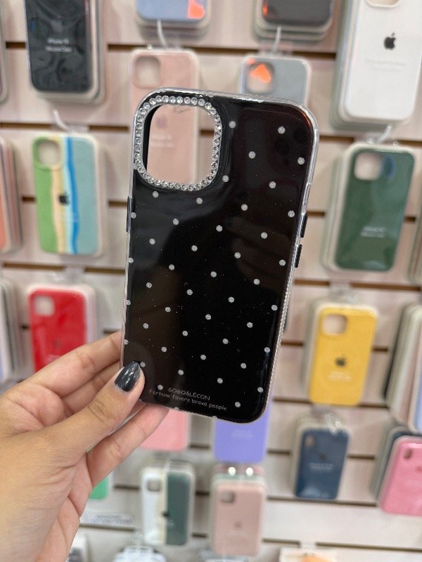 Producto - Case lunares c/strass Iph 16 pro max