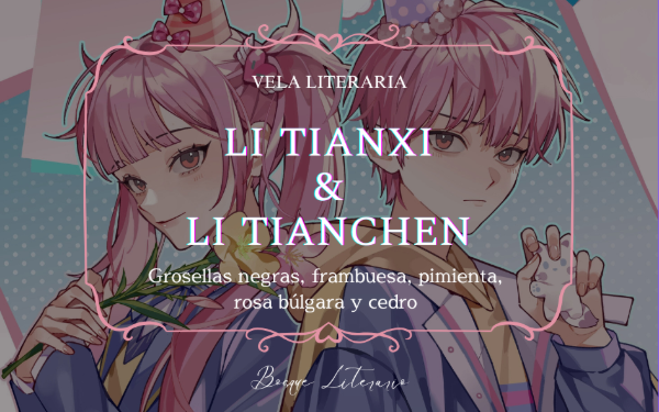 Producto - Vela "Li Tianxi y Li Tianchen"
