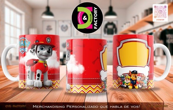 Producto - Taza Paw Patrol - TZ-RT-BL-11OZ-305-KID-PAW