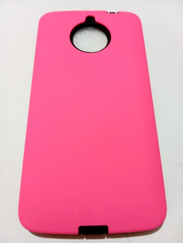 Producto - Funda Fucsia rígida de alto impacto para Moto E4 Plus
