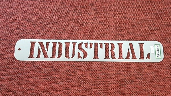Producto - Stencil - 30 x 4,5 cm - Cod. Industrial
