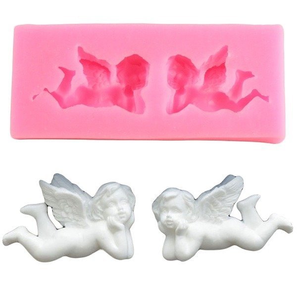 Producto - Molde de silicona 2 angelitos c6