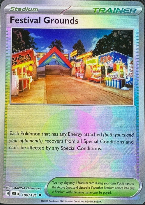 Producto - Festival Grounds (Poke Ball Pattern) - 108/131 - Prismatic Evolutions - Holo