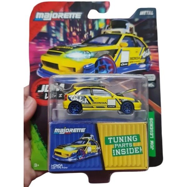 Producto - Majorette JDM Legends Deluxe Moving Parts Honda Civic Type R EK9 - 5