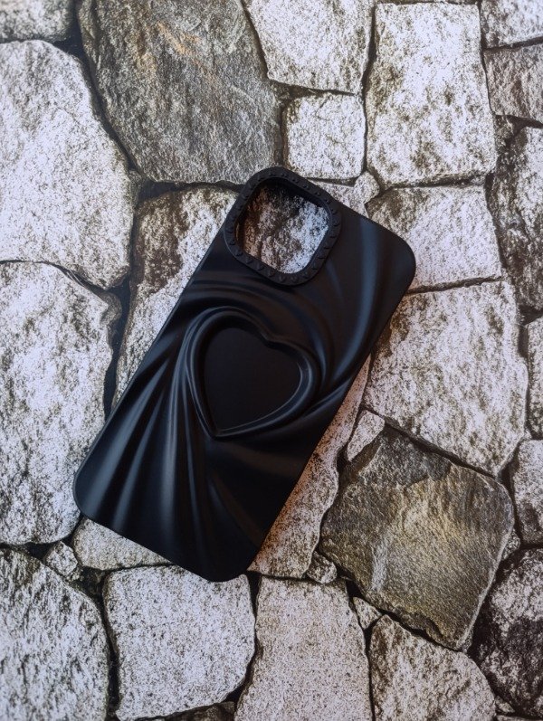 Producto - Funda tpu love iPhone 12 negra