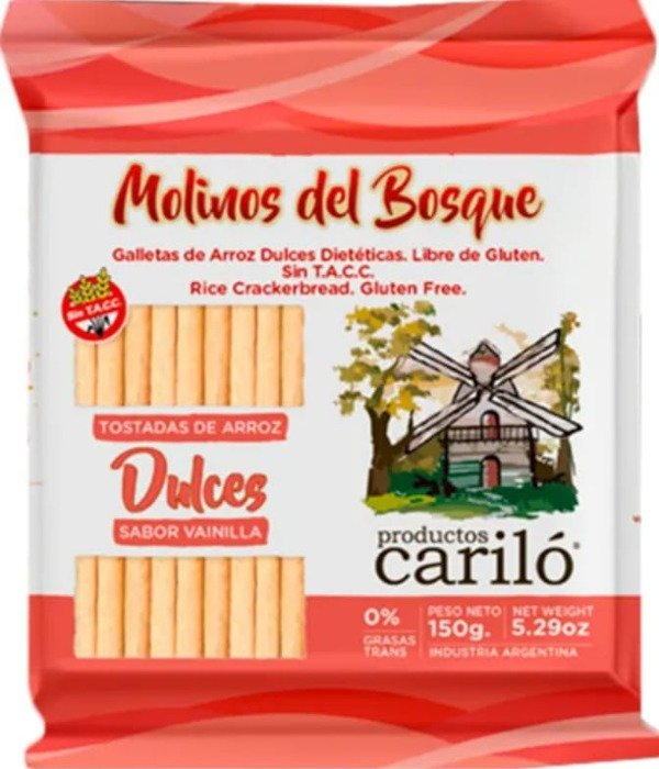 Producto - GALLETITAS DE ARROZ DULCES CARILO