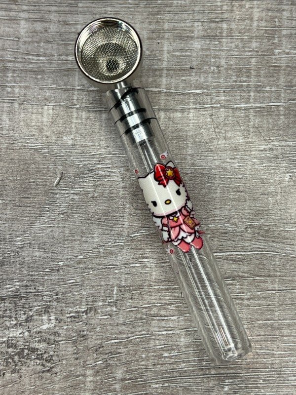 Producto - Pipa Vidrio Metal Kitty - 0