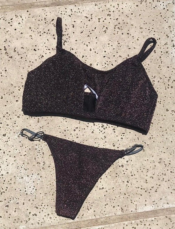 Producto - Bikini lurex bronce