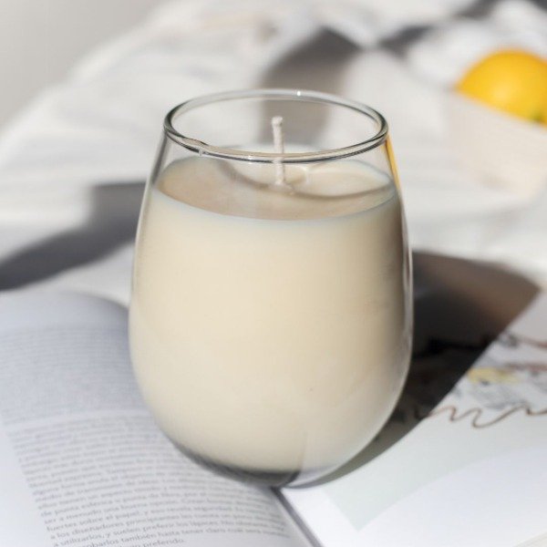 Producto - Vela Bombe Café y Caramelo