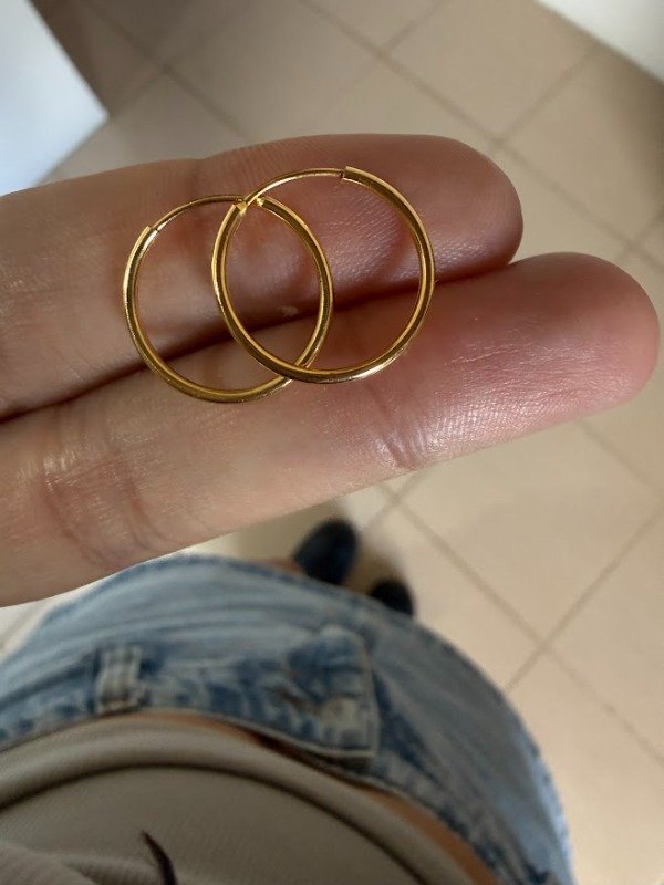 Producto - Argollita 15 mm - ideal para primer agujerito