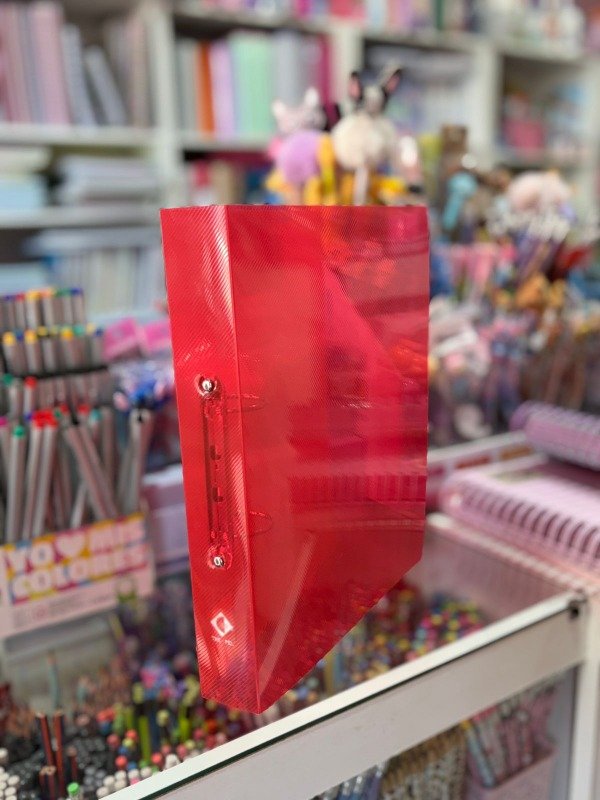 Producto - Carpeta A4 2x40 the pel - rojo transparente