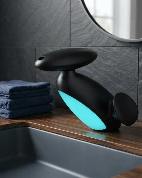 Producto - Grifería Monocomando Inteligente Orgánica Con Panel Led Sensorial Premium - 0