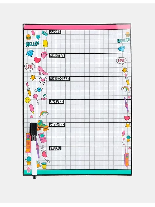 Producto - PLANER SEMANAL IMANTADO A4 - 6
