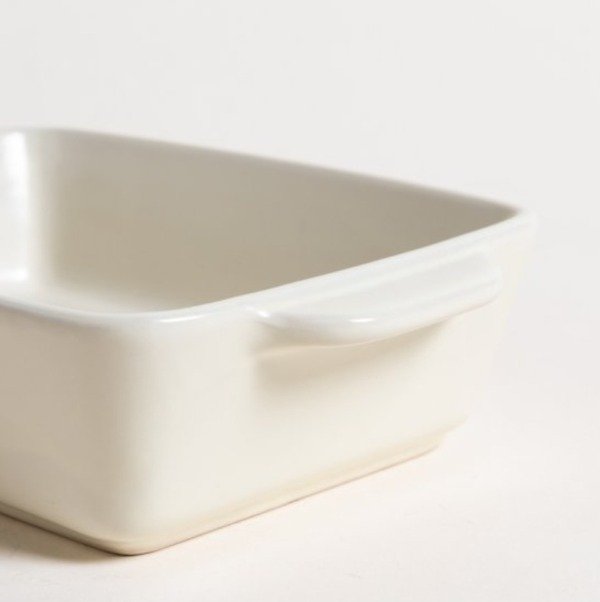 Producto - FUENTE RECTANGULAR DE CERAMICA CREAM 21,5X13,5X5,5 CM - 3