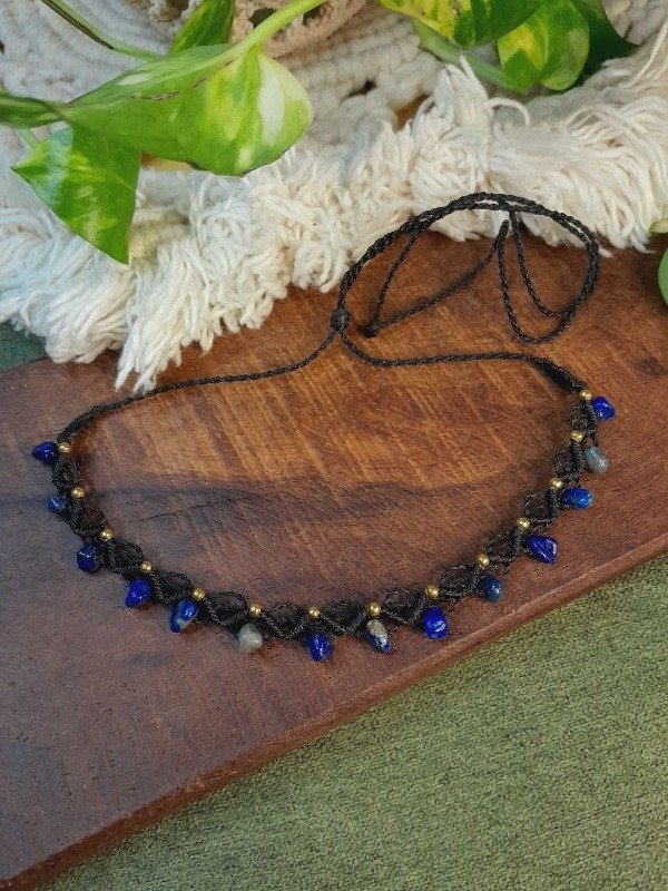 Producto - Choker Amelí - Lapislazuli - 0