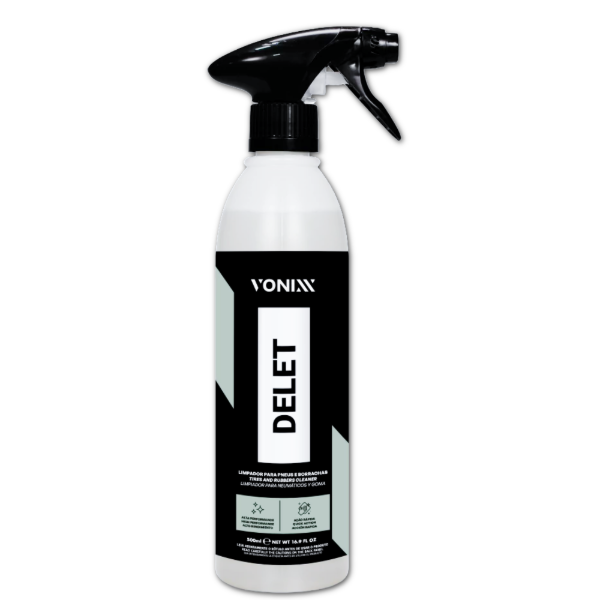 Producto - DELET 500 ML LIMPIADOR PARA LLANTAS Y GOMAS VONIXX
