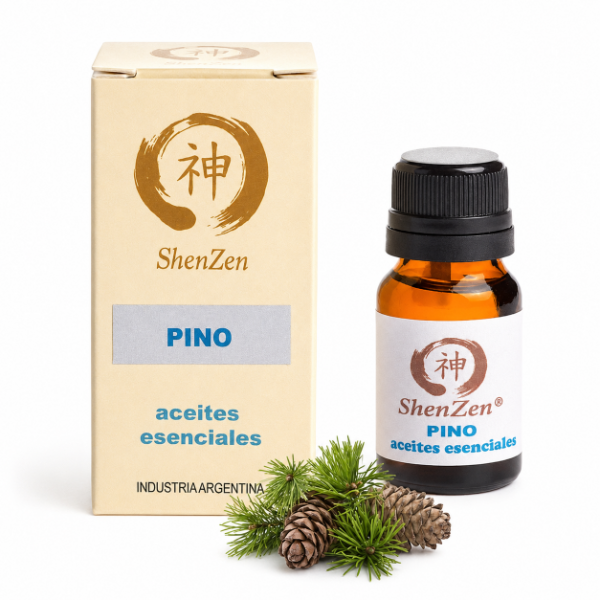Producto - Aceite Esencial de Pino ShenZen - Aire puro, fortaleza y equilibrio