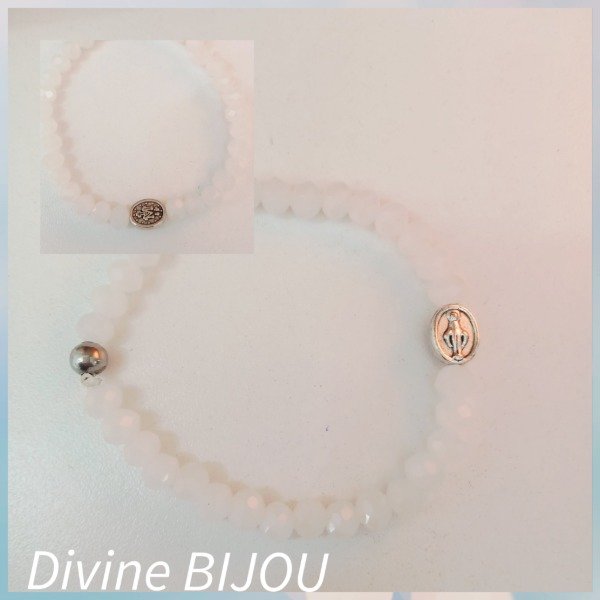 Producto - Pulsera cristal virgen milagrosa