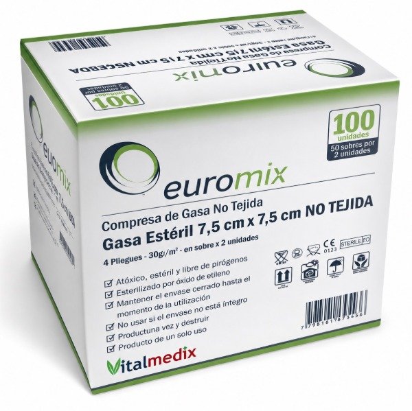 Producto - Gasa Estéril No tejida - 100 Unidades