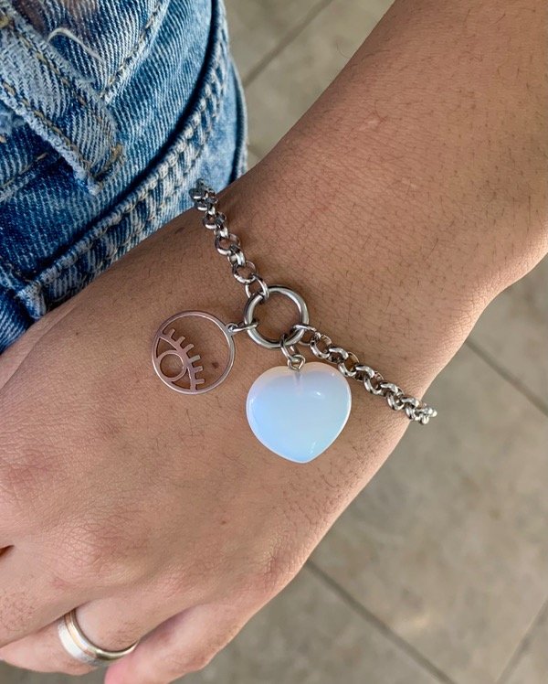 Producto - Pulsera dije piedra de la luna