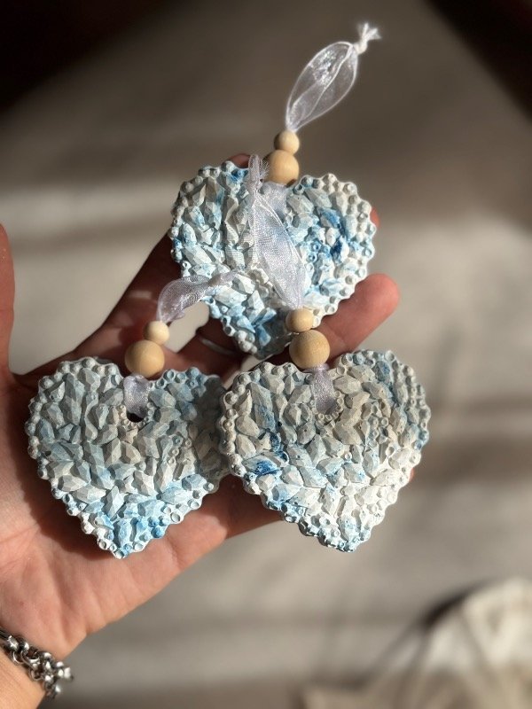 Producto - Corazones difusores blanco y azul - 15 disponibles