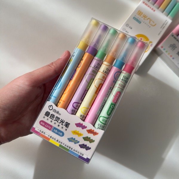 Producto - Marcadores punta fina y grusa colores combinados