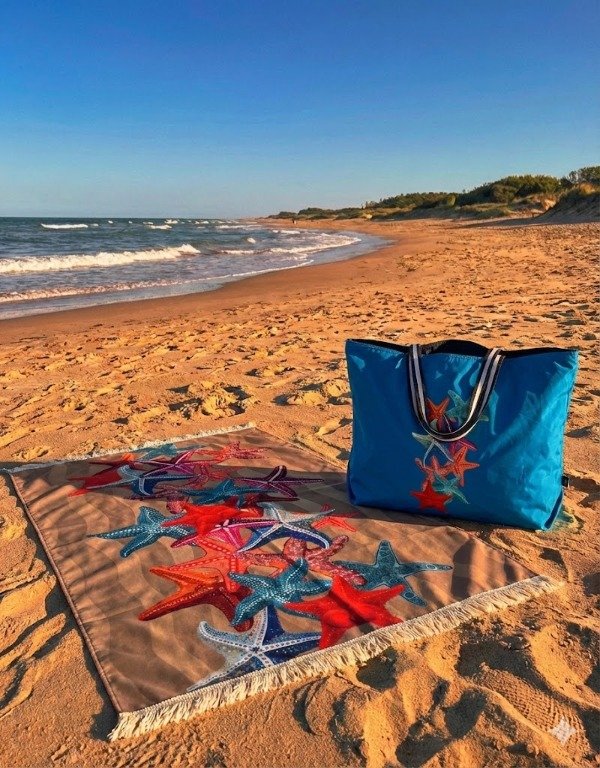 Producto - LONA ESTRELLAS + BEACH TOTE ESTRELLAS