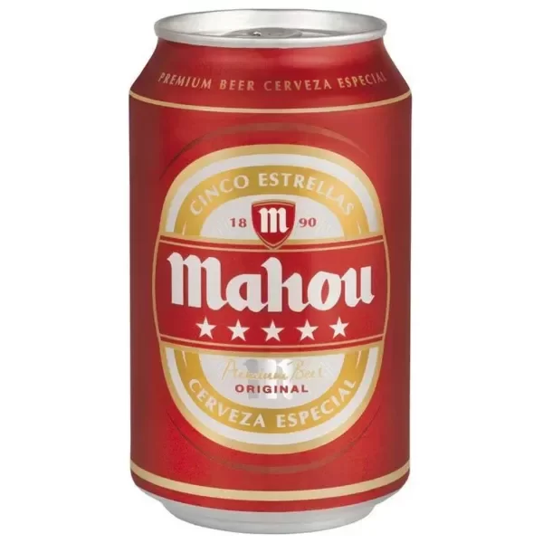Producto - Mahou Roja Lata 330 ml