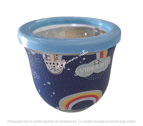 Producto - Mate de vidrio con virola plastica
