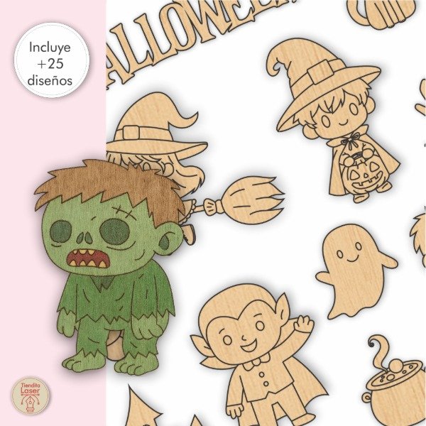 Producto - Halloween 2025 - Vectores para corte láser