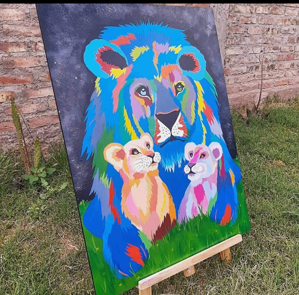 Producto - LEON Y SUS CACHORROS POP ART - 1