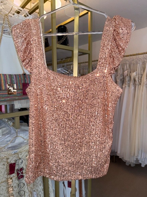 Producto - Top lentejuelas escote cuadrado