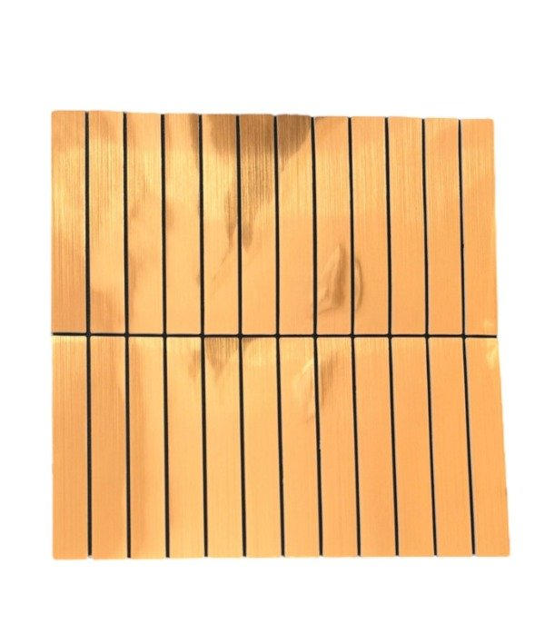 Producto - Mosaico Autoadhesivo Espejado 30x30cm Cobre